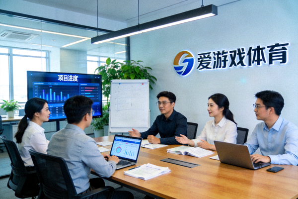 爱游戏体育公司团队在现代化办公室中协作的场景