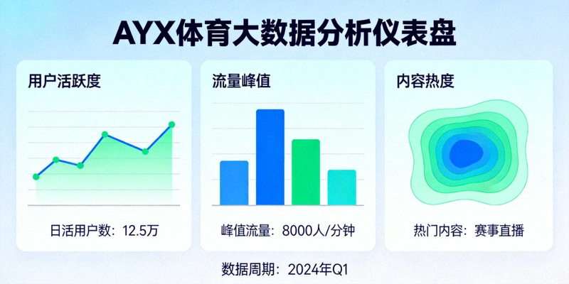 AYX体育大数据分析仪表盘可视化图表：展示用户活跃度、流量峰值与内容热度