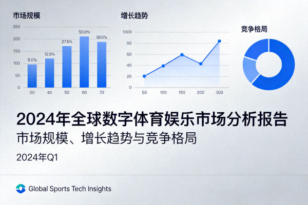 2024年全球数字体育娱乐市场分析报告封面图表