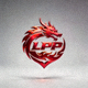 LPL赛区战队标志，红色龙形图案