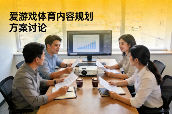 爱游戏体育平台资讯配图：团队成员围绕会议桌讨论内容规划方案